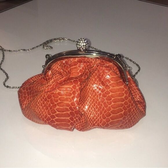 Elegant Orange Clutch Bag - Picture 2 of 8
